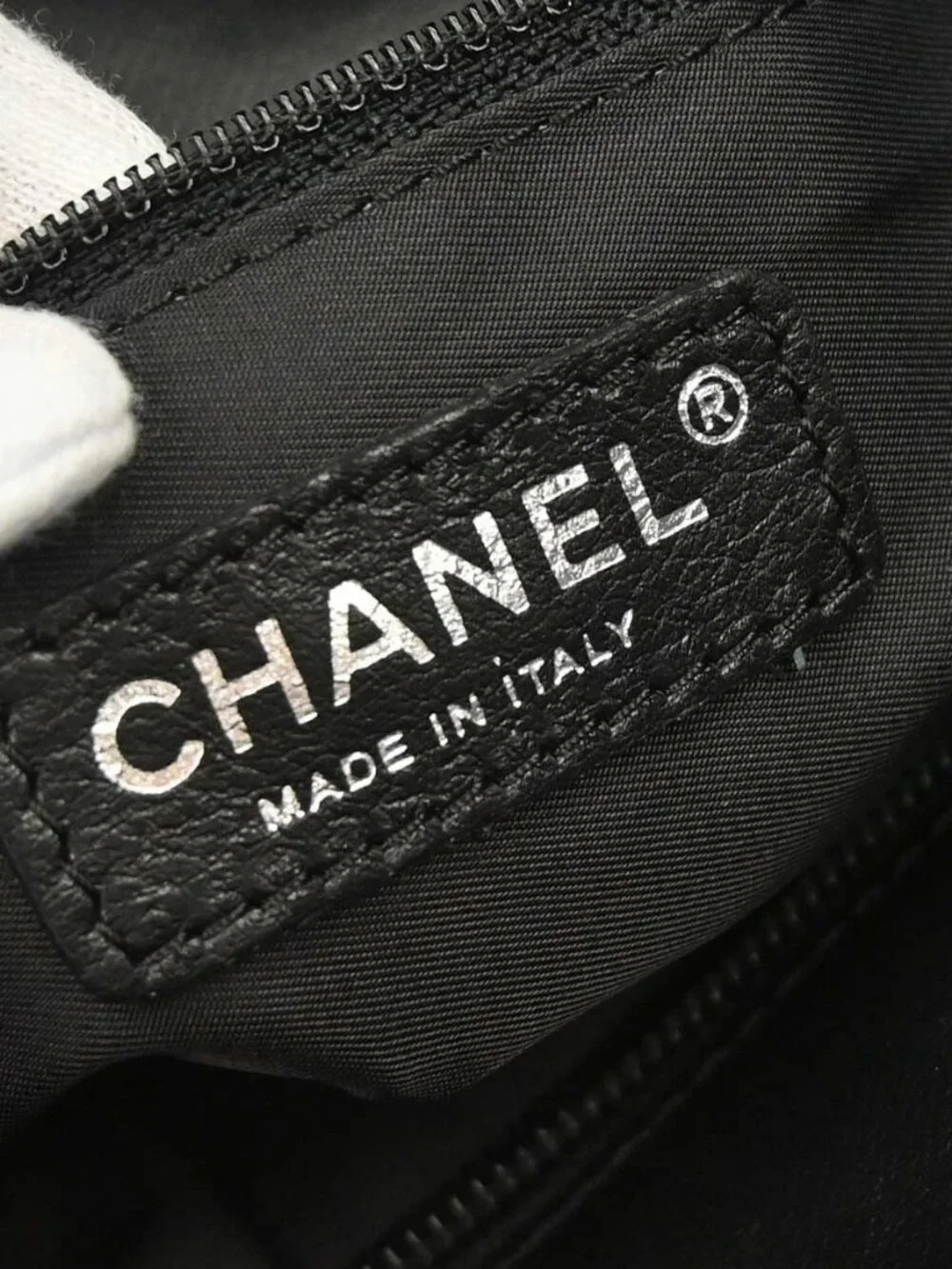 Chanel Black Canvas Paris-Biarritz Tote PM Handbag 197891